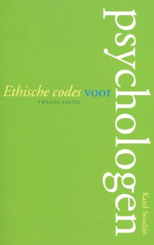 Samenvatting ethische codes voor psychologen