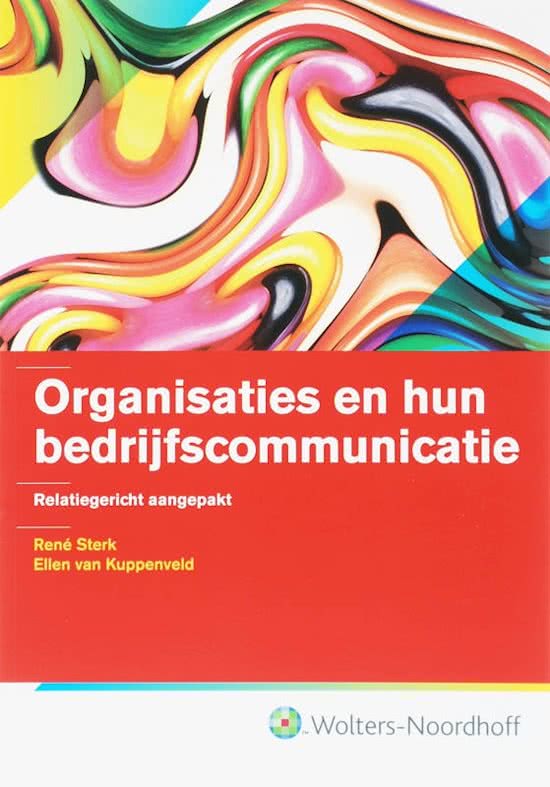Media relaties boek: Organisaties en hun bedrijfscommunicatie