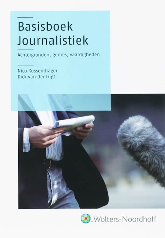 Basisboek Journalistiek Hoofdstuk 6, 7 en 9