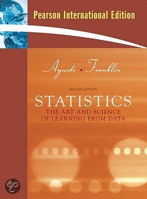 Statistics: The Art And Science Of Learning From Data