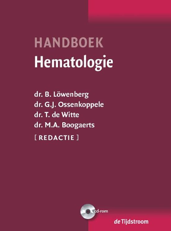 Handboek hematologie + CD-ROM / druk 1