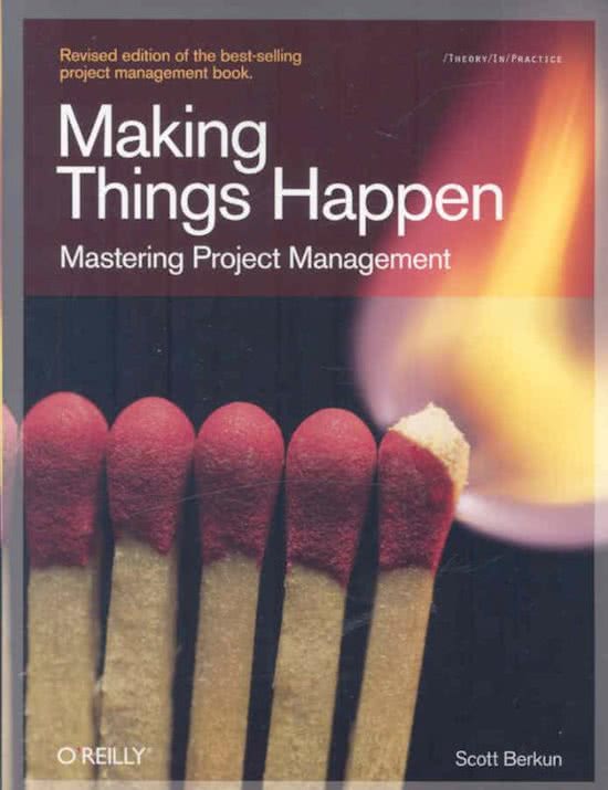 Samenvatting in NL: 'Making Things Happen'