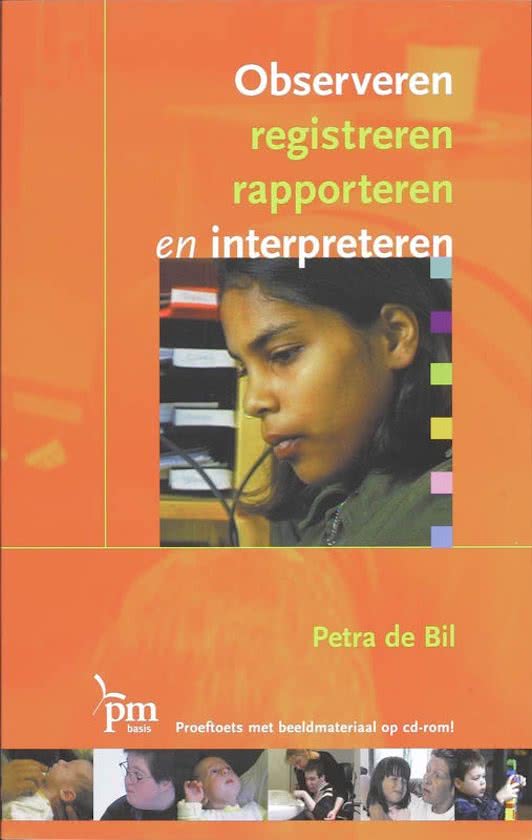 Observeren, registreren rapporteren en interpreteren + CD-ROM