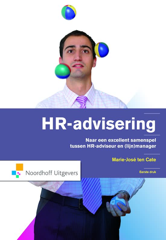 HR advisering, Hoofdstuk 1, 2 en 3