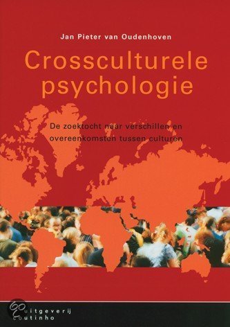 Samenvatting Crossculturele psychologie voor Culturele Antropologie en Diversiteit