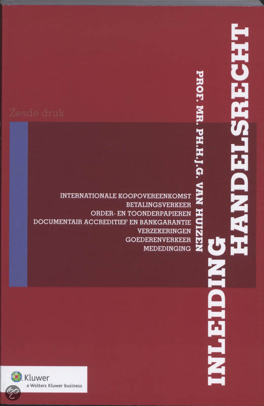 Samenvatting slides, lessen en cursus: Inleiding tot handels- en ondernemingsrecht