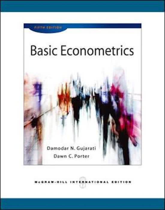 Basic Econometrics Part 1