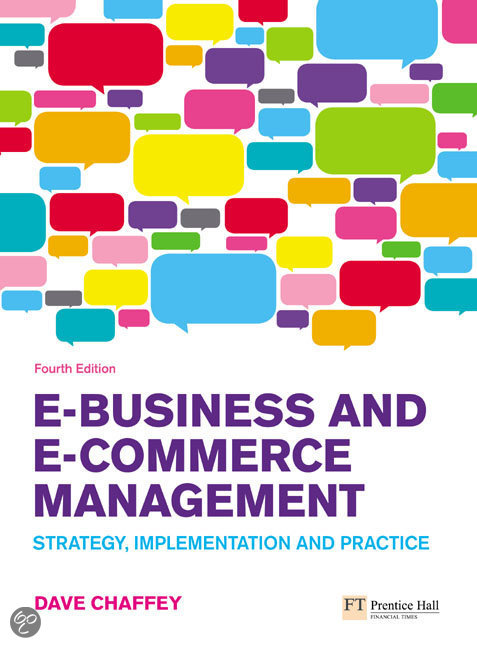 E-Business And E-Commerce Management