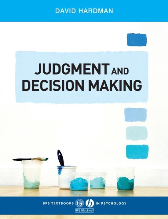 Judgment and Decision Making - Hardman
