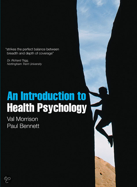 Summary - Health and Medical Psychology - Leiden University