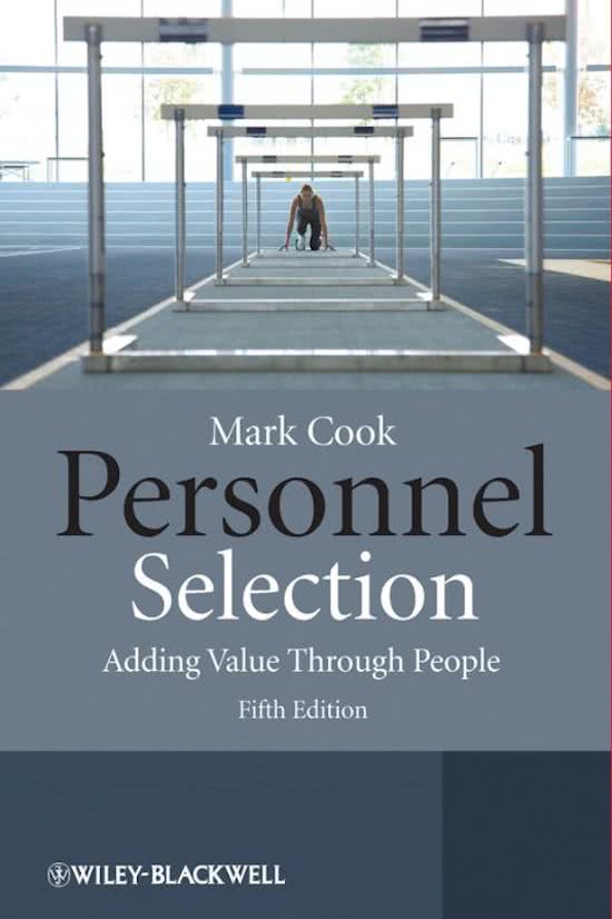 Personnel Selection Psychology