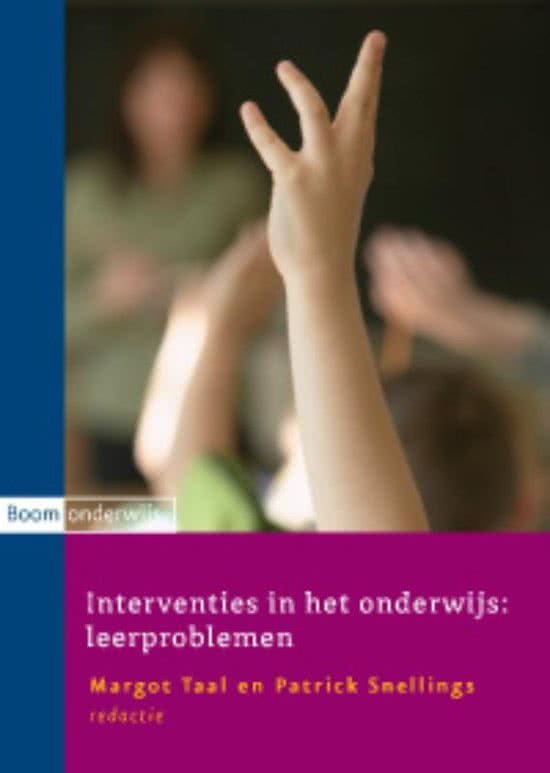 interventies in het onderwijs: leerproblemen (alle hoofdstukken)