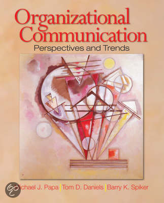 Organizational Communication - perspectives and trends