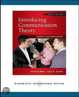 communicatietheorie tentamenstof