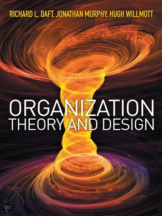 Organization theory and design Samenvatting