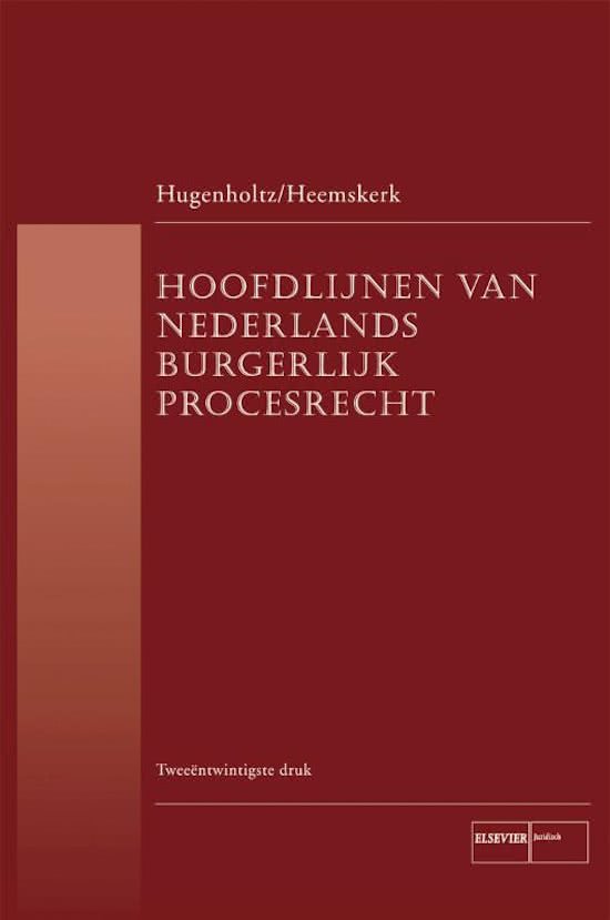 Hoofdlijnen van Nederlands burgerlijk procesrecht