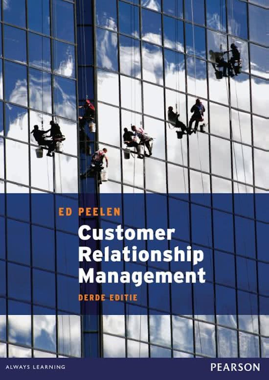 Customer Relationship Management Ed Peelen 3e editie
