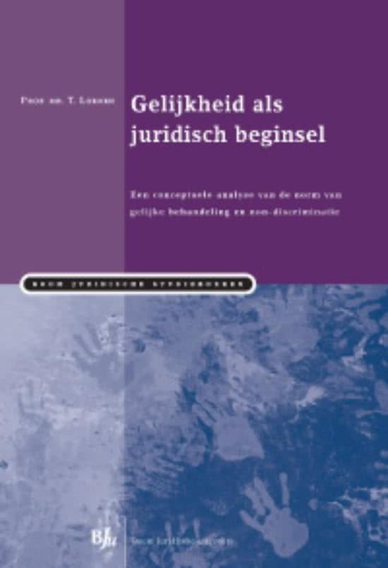 Boom Juridische studieboeken - Gelijkheid als juridisch beginsel