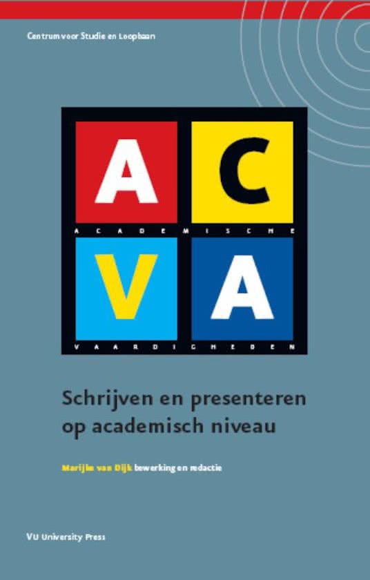 Samenvatting AcVa (Academische Vaardigheden) 