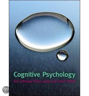 Cognitive Psychology summary of chapters 8 through 14
