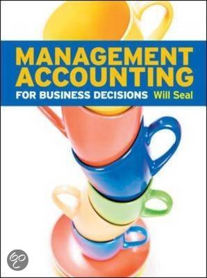 Accounting for Management Control samenvatting