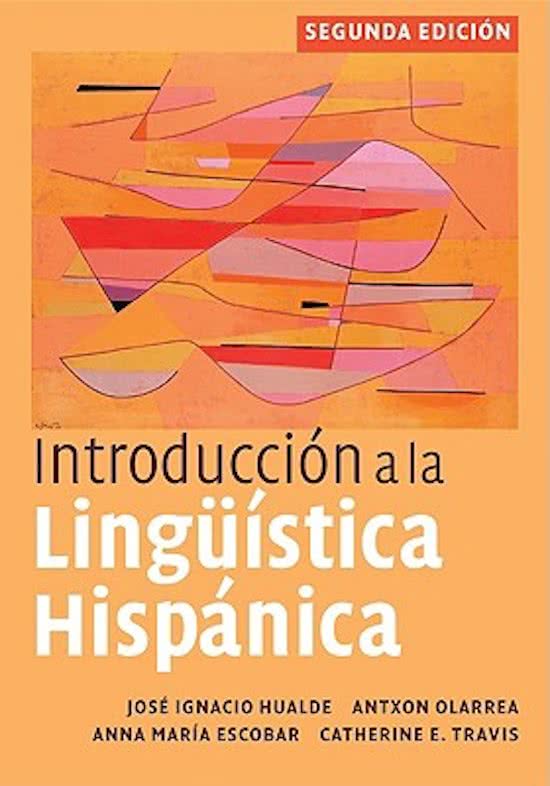 Introduccion a La Linguistica Hispanica