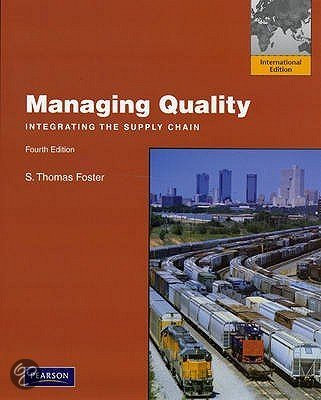 Managing Quality – Integrating the Supply Chain