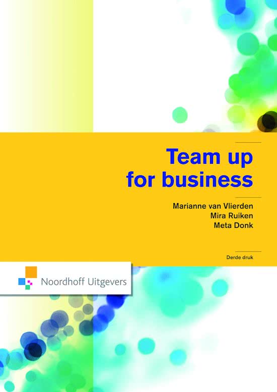 Team Up for Business H1 (Engels M6)