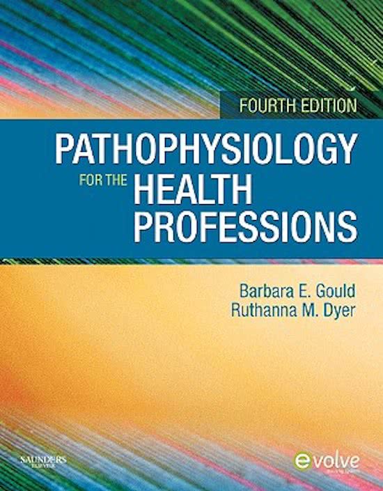 Pathophysiology for the Health Professions, Gould - Exam Preparation Test Bank (Downloadable Doc)