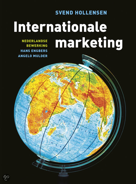 Samenvatting Export (Internationale Marketing) 