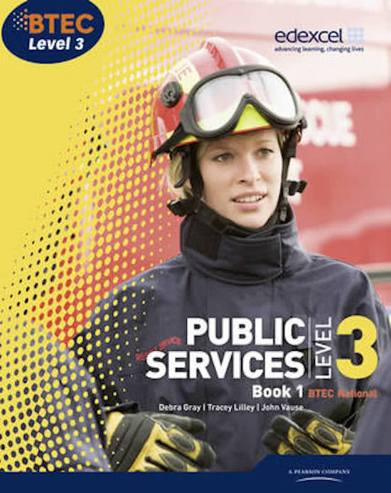 BTEC Level 3 National Public Services Student Book