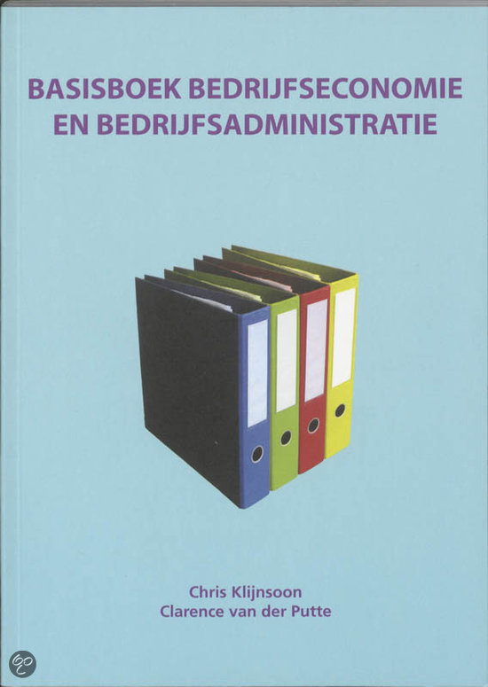 Basisboek bedrijfseconomie en bedrijfsadministratie
