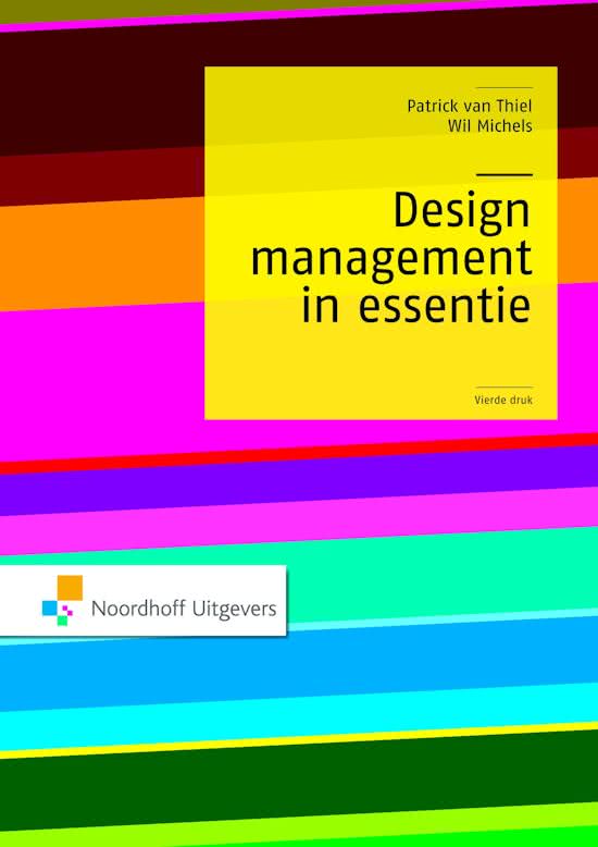 Samenvatting boek Designmanagement in essentie