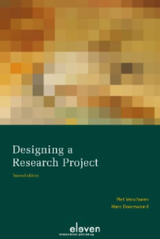 Designing a Research Project samenvatting