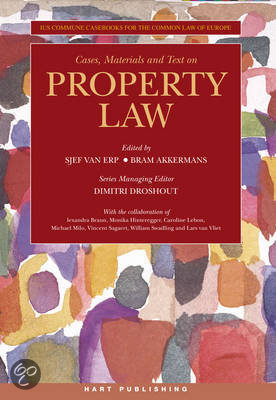 Property Law Summary - Global Law - Sjef van Erp and Bram Akkermans