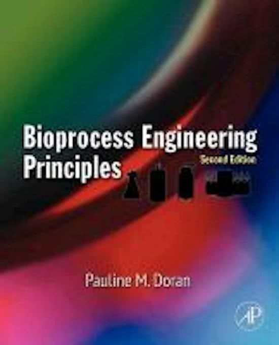Samenvatting colleges en boek Bioprocess Engineering Basics (BPE-12806)