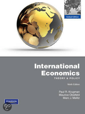 INTERENATIONAL ECONMICS THEORY AND POLICY