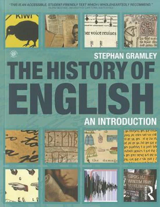 the Story of English, samenvatting a.d.h.v. te leren hoofdstukken, teaching points en PowerPoints. 