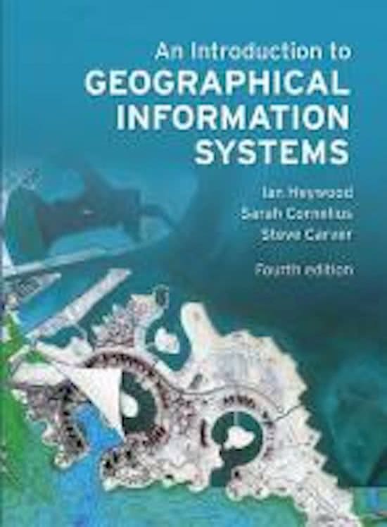 GEO24 Geographische Informationssysteme Vorlesung Zusammenfassung