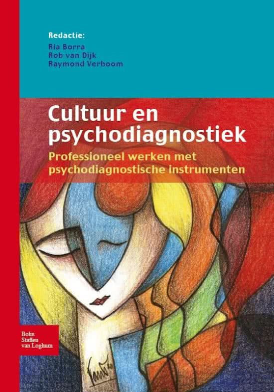 Complete samenvatting boek cultuur en psychodiagnostiek plus oefenvragen over de instrumenten