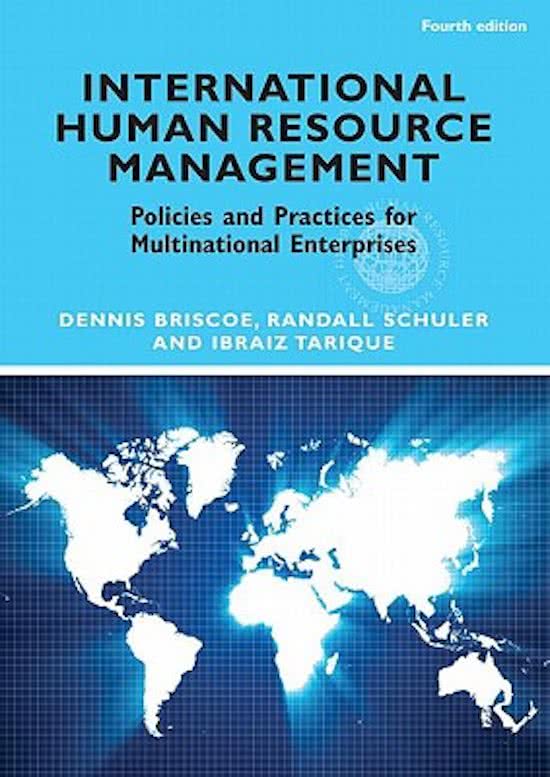 Summary Book International Human Resource Management (Tilburg University)