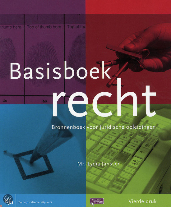 Samenvatting 'Basisboek Recht' - Janssen