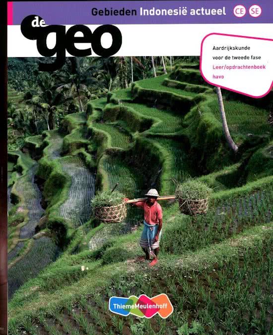 De Geo &sol; Gebieden Indonesie actueel Havo tweede fase &sol; deel leer&sol;opdrachtenboek