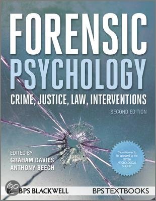 Forensic Psychology; Crime, Justice, Law, Interventions