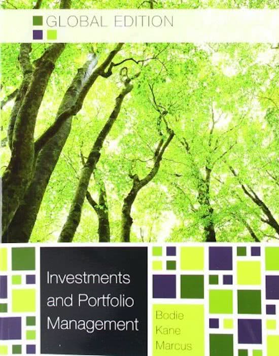 Investment and portfolio theory 1