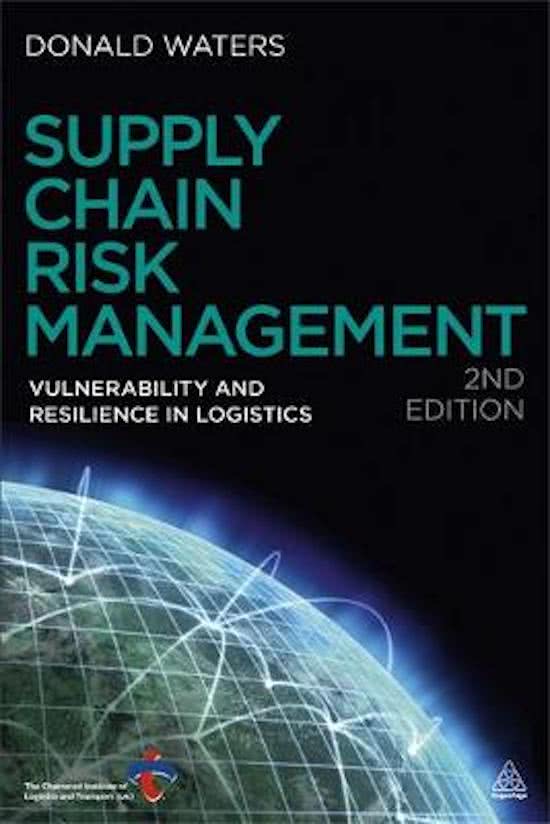 Summary Supply chain risk management, vulnerability and resilience in logistics