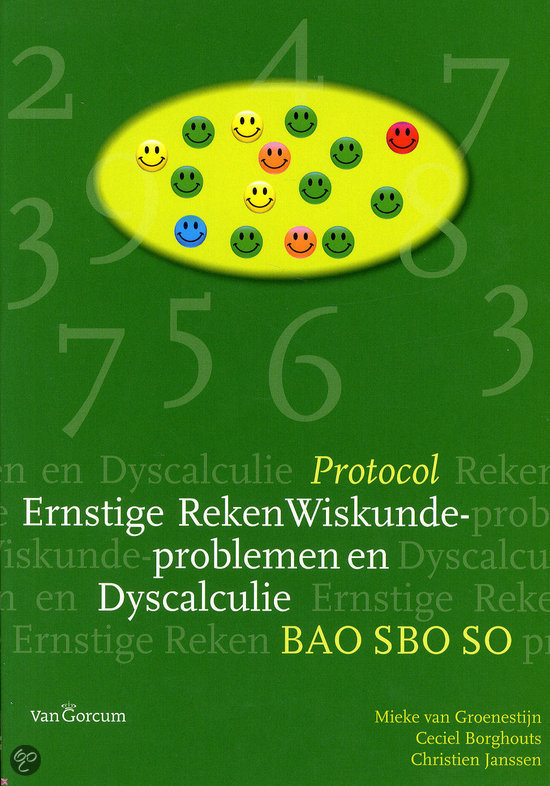 Protocol ernstige reken wiskunde problemen en dyscalculie H1, H2,H3,H4
