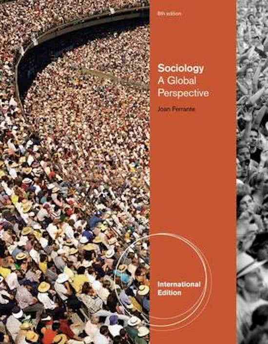 Terms and definitions for sociology a global perspective