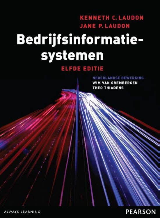 Samenvatting van het boek 'Bedrijfsinformatiesystemen' voor het vak I&C in organisaties