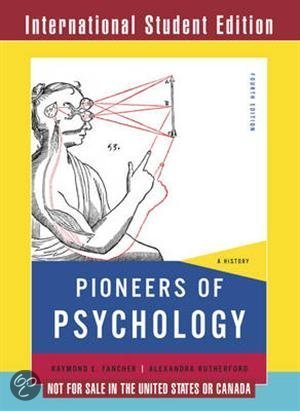 Inleiding en Geschiedenis van de Psychologie: 140 oefenvragen
